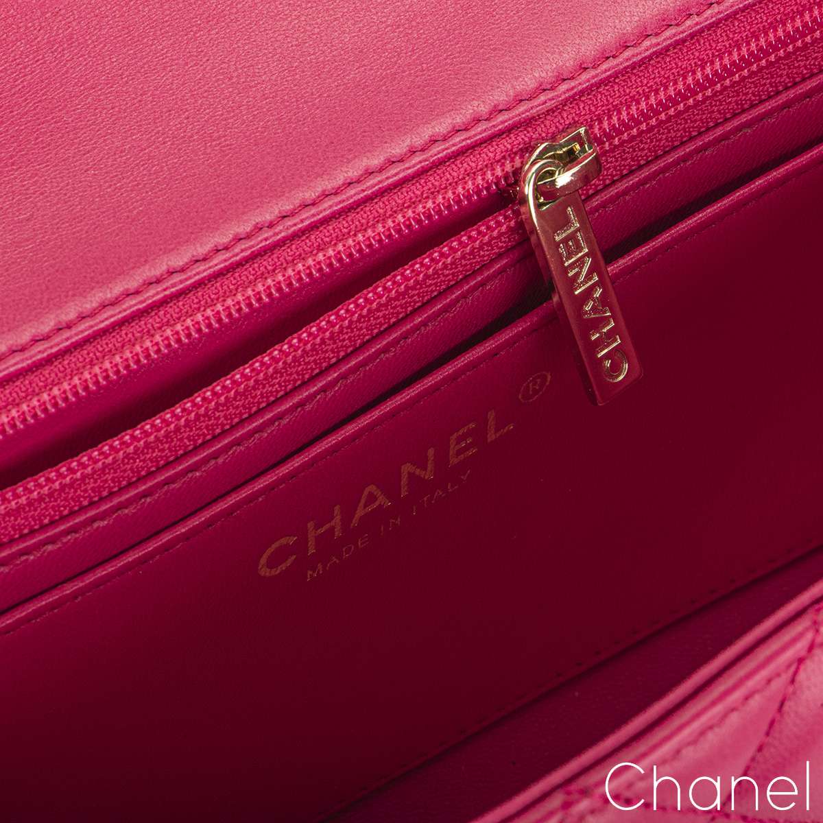 Chanel Fuchsia Pink Rectangular Mini Classic Flap Bag GHW – Boutique Patina